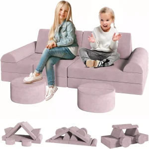 Modular Kids Play Couch, Sectional Sofa